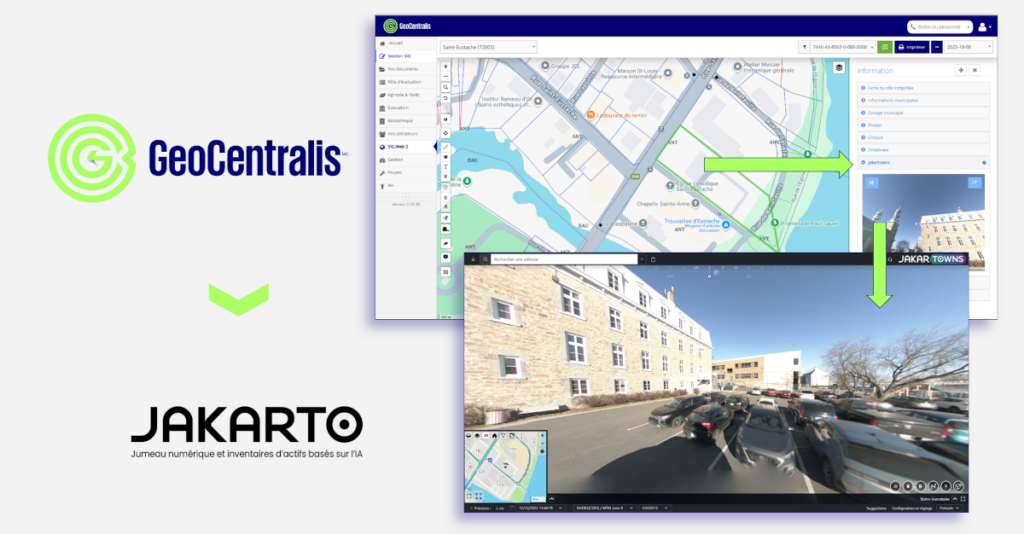 Un pont entre GeoCentralis et Jakartowns de Jakarto!